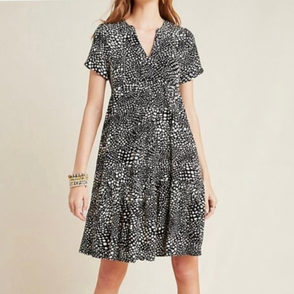 Anthropologie Dresses & Skirts - Maeve for Anthropologie Tania tiered tunic dress Size S